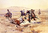 Charles Marion Russell The Renegade painting